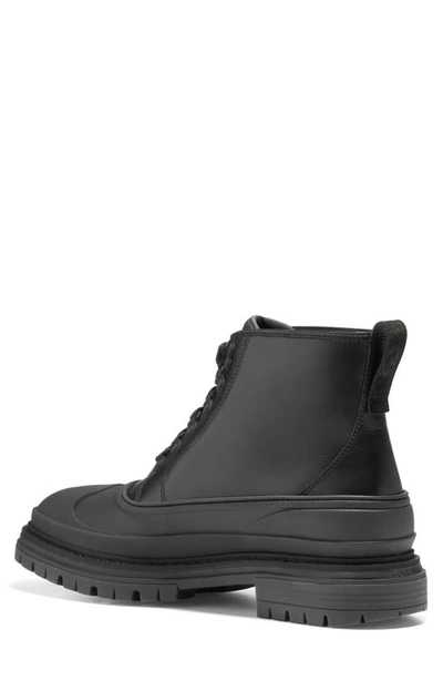 Shop Cole Haan Stratton Shroud Waterproof Duck Boot In Black/ Black Wp