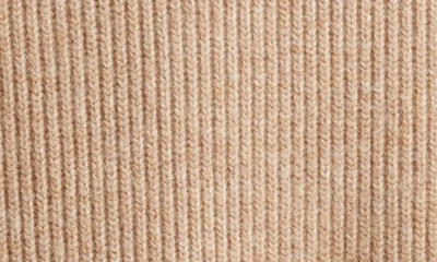 Shop Totême Wool Blend Rib Cardigan Coat In Biscuit