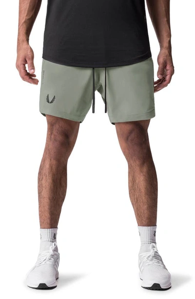 Shop Asrv Tetra-lite™ 7-inch Water Resistant Linerless Shorts In Sage Wings