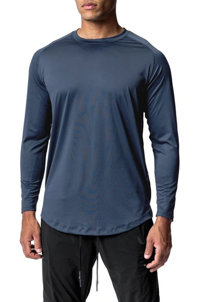 Shop Asrv Silver-lite™ 2.0 Established Long Sleeve T-shirt In Navy