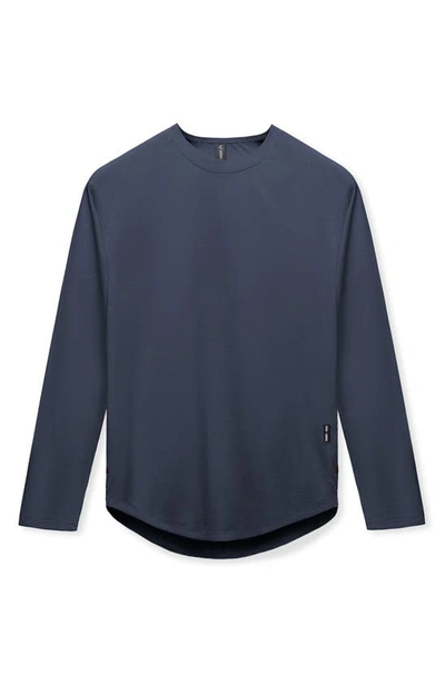 Shop Asrv Silver-lite™ 2.0 Established Long Sleeve T-shirt In Navy