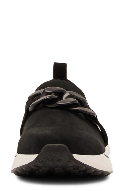 Shop Blondo Melody Waterproof Slip-on Sneaker In Black Nubuck