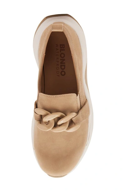 Shop Blondo Melody Waterproof Slip-on Sneaker In Sand Nubuck