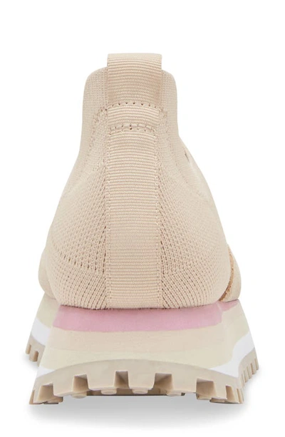 Shop Blondo Lakelyn Knit Slip-on Sneaker In Sand Knit