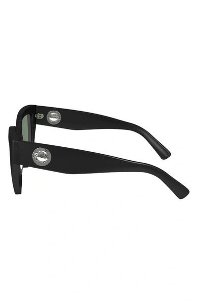Longchamp 55mm Gradient Butterfly Sunglasses In Black