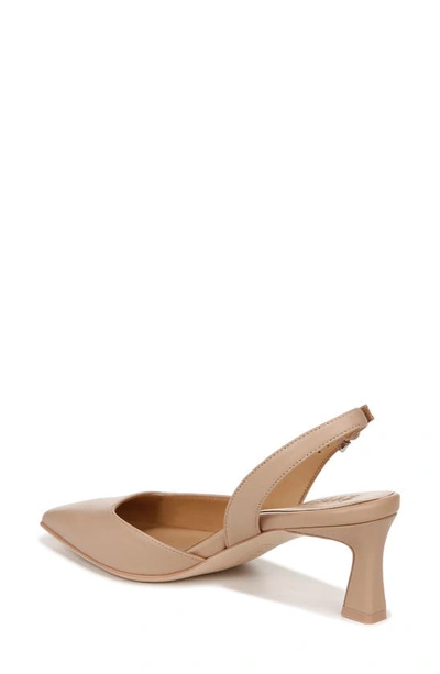 Naturalizer Dalary Slingback Pumps In Creme Brulee Leather