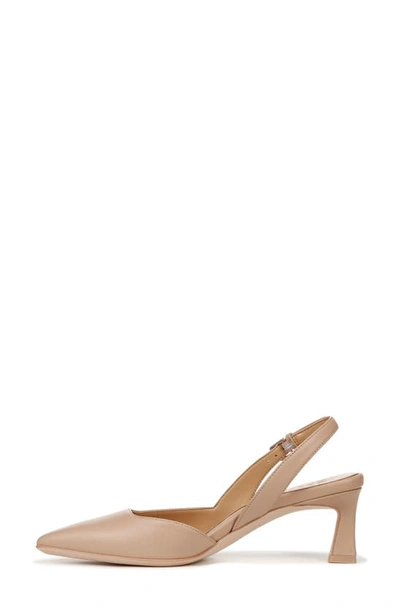 Naturalizer Dalary Slingback Pumps In Creme Brulee Leather