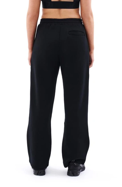 Shop P.e Nation Off Duty Fleece Sweatpants In Black