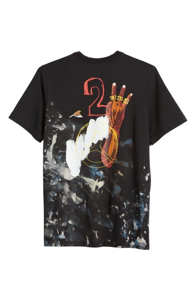 Shop Jordan X Jammie Holmes Artist Series Graphic T-shirt In Black