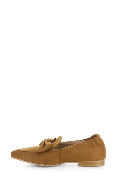 Shop Bos. & Co. Nicole Pointed Toe Loafer In Brandy