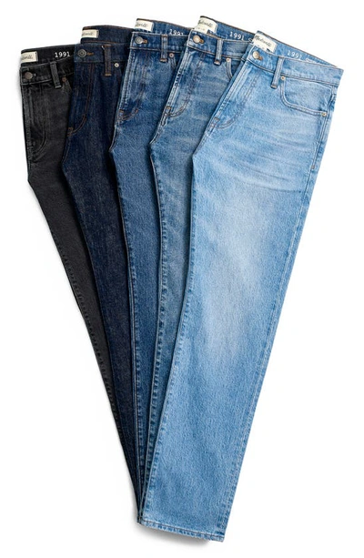 Madewell Relaxed Taper Jeans In Mainshore Wash