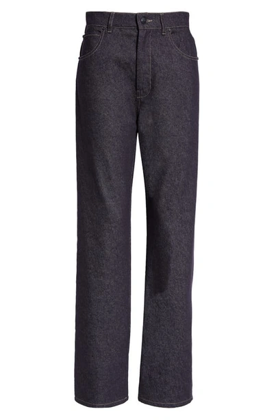 Shop Max Mara Lacuna Straight Leg Jeans In Ultramarine