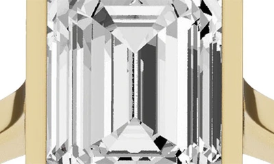 Jennifer Fisher Emerald Cut Lab Created Diamond Solitaire Ring In 18k Yellow Gold