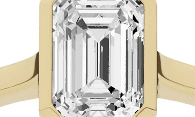 Jennifer Fisher Emerald Cut Lab Created Diamond Solitaire Ring In 18k Yellow Gold