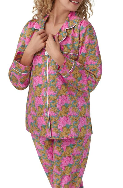 Shop Bedhead Pajamas Print Jersey Pajamas In Lauras Reverie