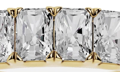 Jennifer Fisher Emerald Cut Lab Created Diamond Eternity Ring In 18k Yellow Gold