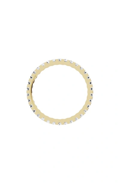 Shop Jennifer Fisher 18k Gold Lab Created Diamond Eternity Ring In 18k Yellow Gold