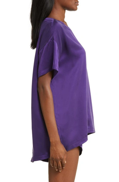 Lunya Washable Silk Short Pajamas In Flying Fig