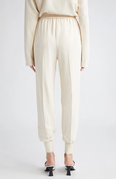 Shop Stella Mccartney Iconic Joggers In 9201 - Gesso