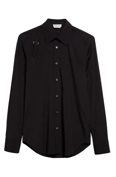 Shop Alexander Mcqueen Button-up Shirt In Black