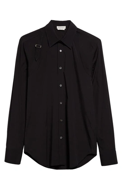 Alexander Mcqueen Shirt Mcqueen Men Color Black In Black