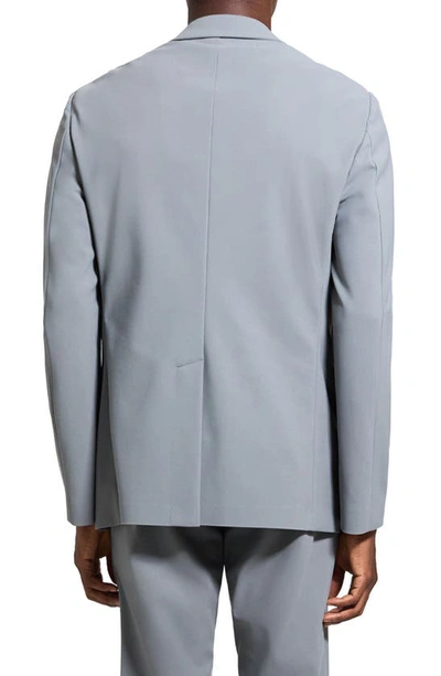 Theory Men's Clinton Precision Ponte Blazer In Stone