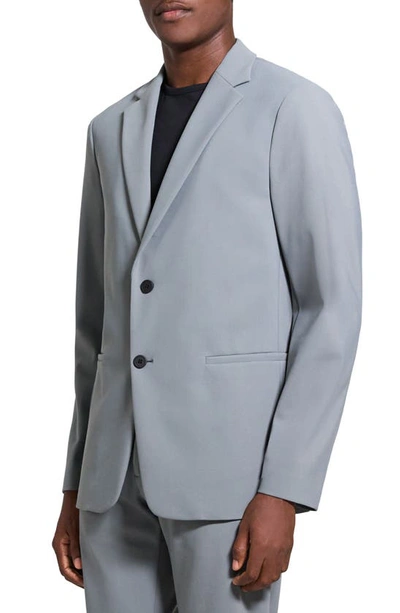Theory Men's Clinton Precision Ponte Blazer In Stone