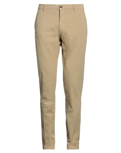 Shop Mason's Man Pants Light Brown Size 36 Cotton, Elastane In Beige