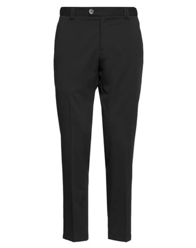 Shop Alessandro Dell'acqua Man Pants Black Size 36 Polyester, Viscose, Elastane