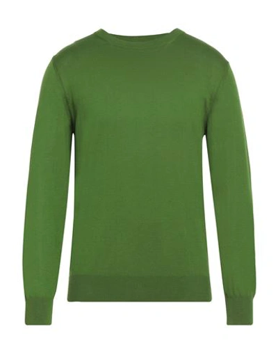 Shop At.p.co At. P.co Man Sweater Military Green Size M Cotton