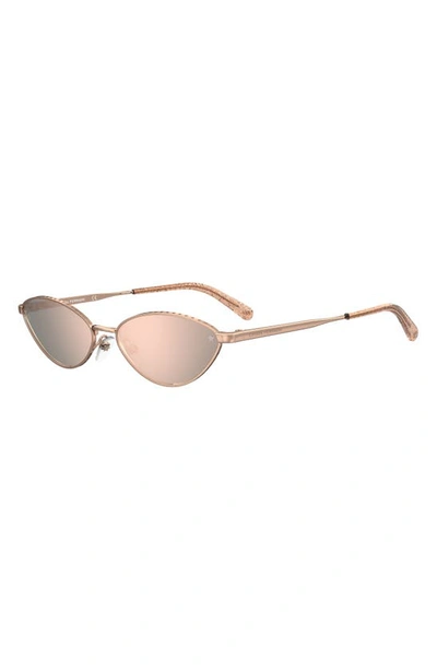 Shop Chiara Ferragni 57mm Cat Eye Sunglasses In Gold Copper/ Rose Gold
