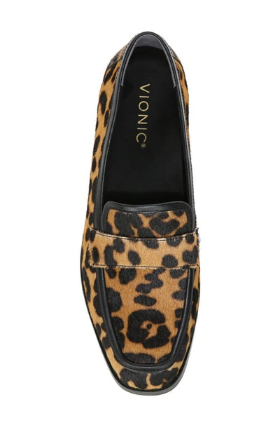 Shop Vionic Sellah Square Toe Loafer In Tan Leopard