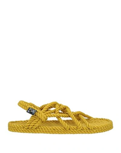 Shop Nomadic State Of Mind Woman Espadrilles Mustard Size 7 Textile Fibers In Yellow