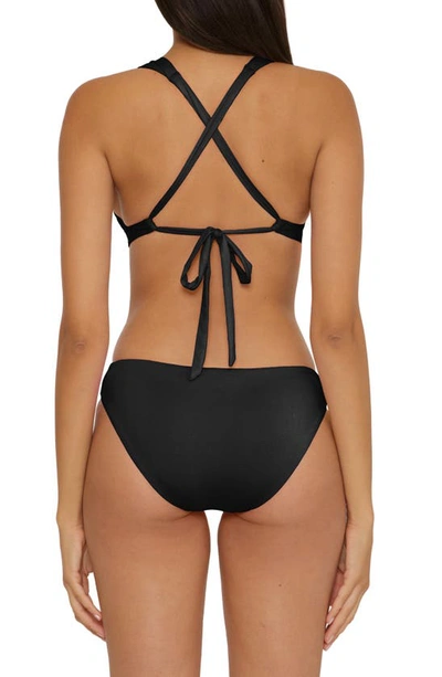 Shop Becca Color Code Bikini Top In Black