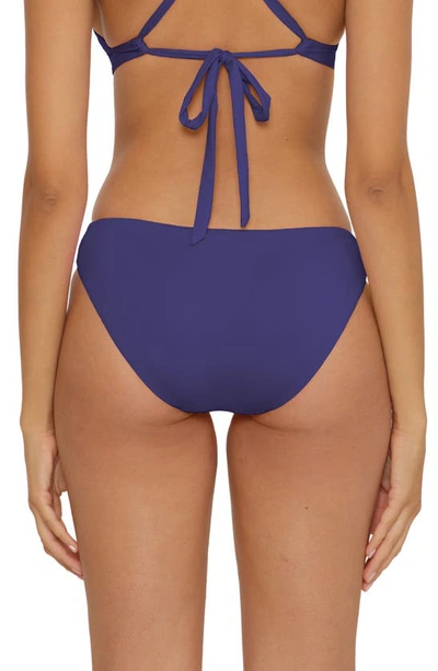 Shop Becca Color Code Cutout Hipster Bikini Bottoms In Deep Water