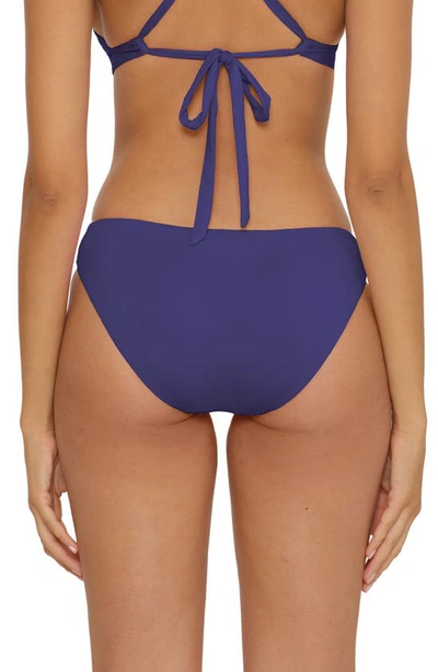 Becca Color Code Cutout Hipster Bikini Bottoms In Deep Water