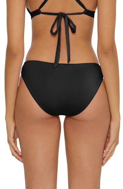 Shop Becca Color Code Cutout Hipster Bikini Bottoms In Black