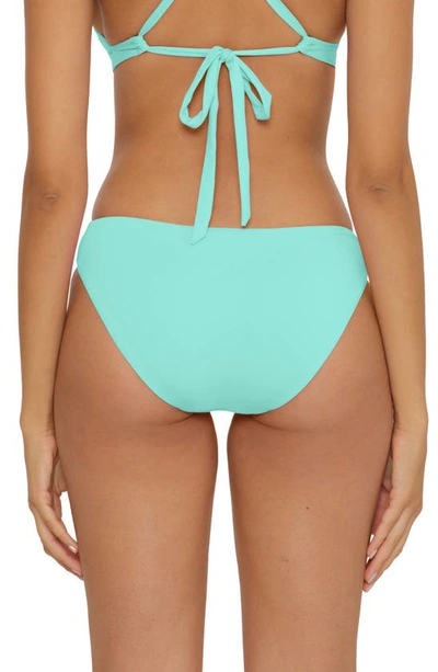 Shop Becca Color Code Cutout Hipster Bikini Bottoms In Sky