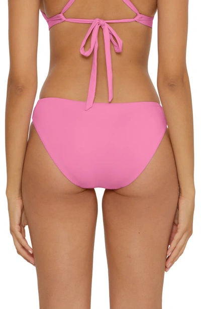 Shop Becca Color Code Cutout Hipster Bikini Bottoms In Pinkie