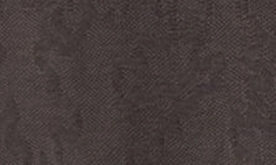 Shop John Varvatos Adam Jacquard Long Sleeve Polo In Dark Brown