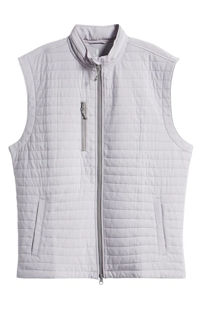 Shop Johnnie-o Crosswind Quilted Performance Vest In Seal