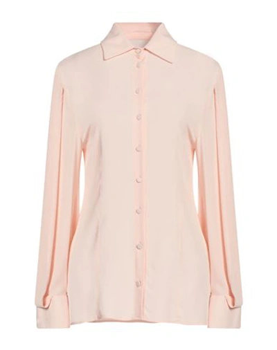 Shop Erika Cavallini Woman Shirt Pink Size 4 Acetate, Silk