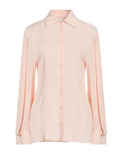 Erika Cavallini Woman Shirt Pink Size 4 Acetate, Silk In Pink