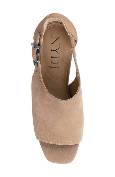 Shop Nydj Larlie Ankle Strap Sandal In Taupe