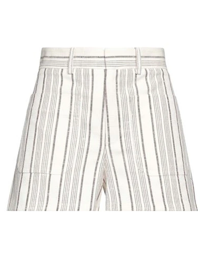 Shop Dior Woman Shorts & Bermuda Shorts Cream Size 4 Cotton, Silk In White