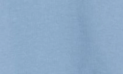 Shop Balmain Organic Cotton Logo Graphic Hoodie In Slj Pale Blue/ White