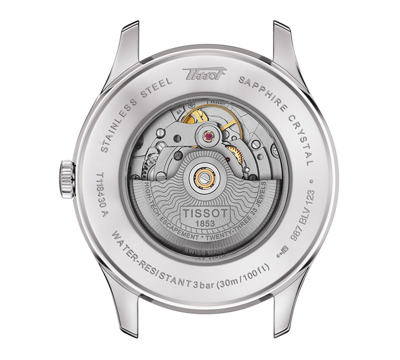Shop Tissot Men's Swiss Automatic Heritage Visodate Powermatic 80 Stainless Steel Mesh Bracelet Watch 42mm In Blue Gradient