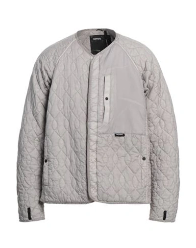 Shop Nemen Man Jacket Light Grey Size Xl Nylon