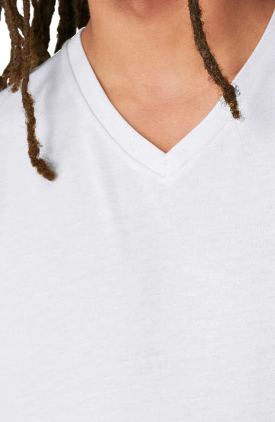 LUCKY BRAND LUCKY BRAND VENICE V-NECK BURNOUT T-SHIRT 