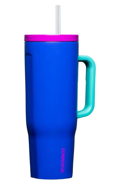 Corkcicle Cruiser 40-ounce Insulated Tumbler With Handle In 80s Windbreaker